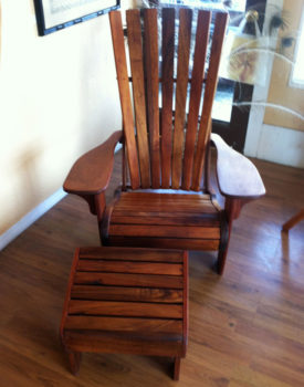 hawaiian-koa-wood-chair-and-ottoman